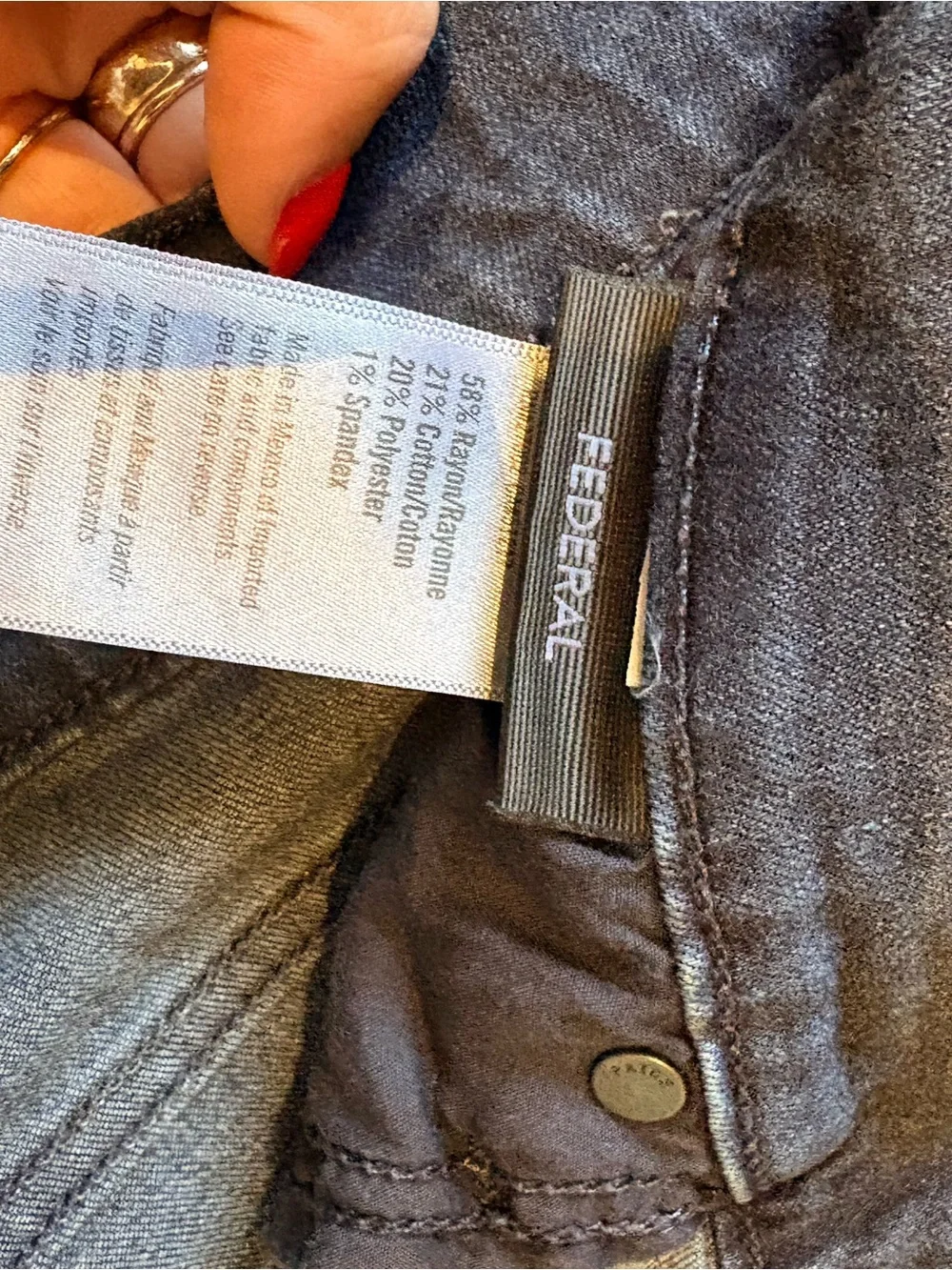 PAIGE “Federal” Straight Jeans - Men’s 36 - “Hastings” color